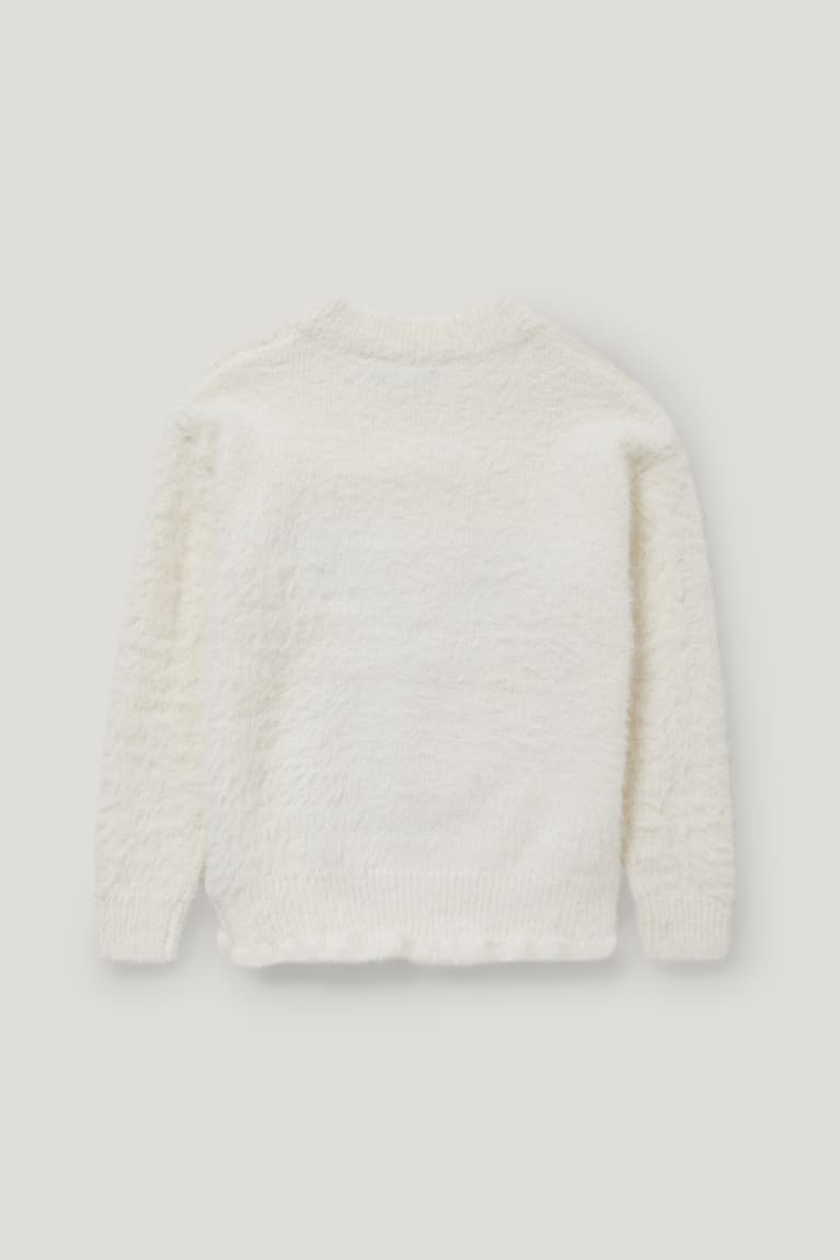 Creme White C&A Girls' Jumper | CDIHT-8470