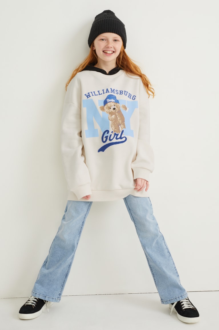 Creme White C&A Girls' Sweatshirts | NOAZU-6130