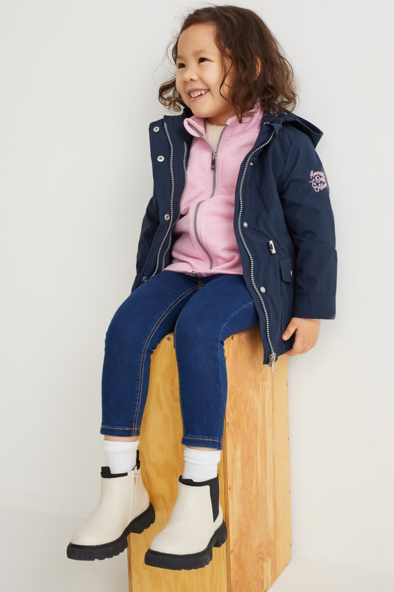 Dark Blue C&A 3-in-1 With Hood Girls' Jackets | RBHWS-3260