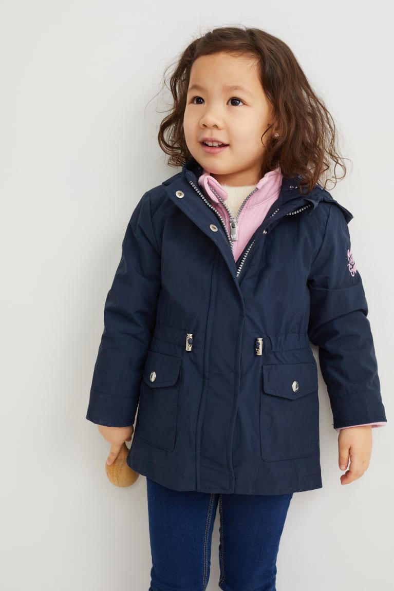 Dark Blue C&A 3-in-1 With Hood Girls\' Jackets | RBHWS-3260