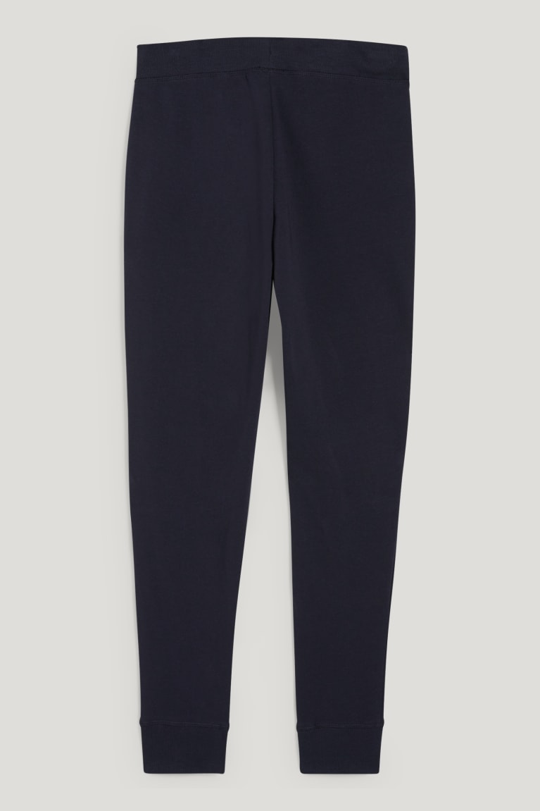 Dark Blue C&A Basic Joggers With Organic Cotton Women's Trousers | MTSVI-9674