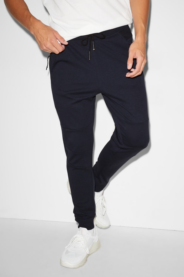 Dark Blue C&A Clockhouse Joggers Men's Trousers | JCILN-2914