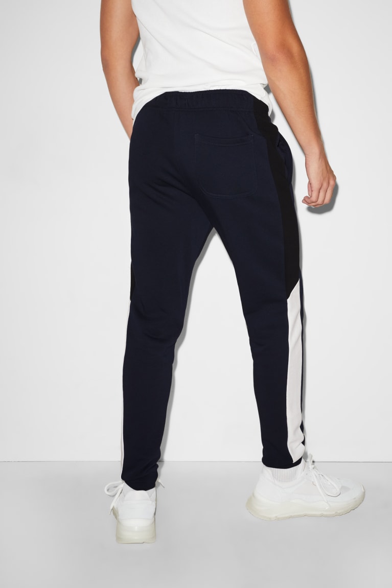 Dark Blue C&A Clockhouse Joggers Men's Trousers | ONEHD-6384