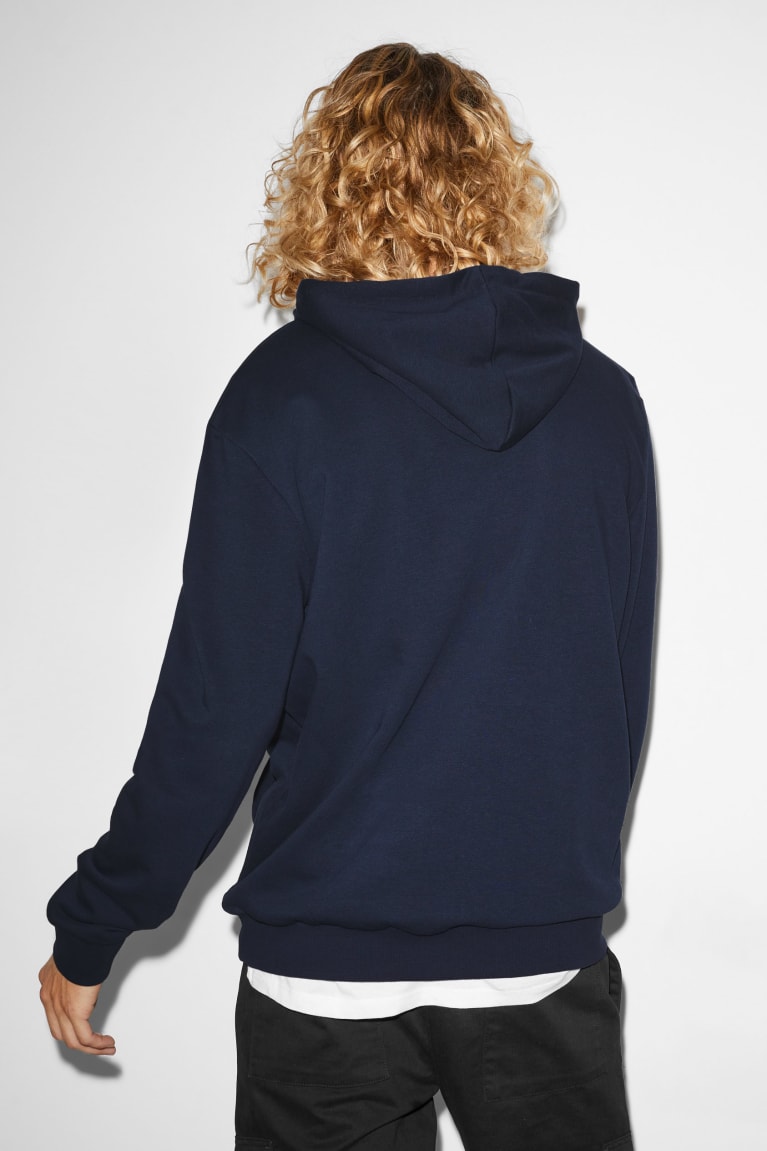 Dark Blue C&A Clockhouse Men's Sweatshirts | TKJBZ-6570