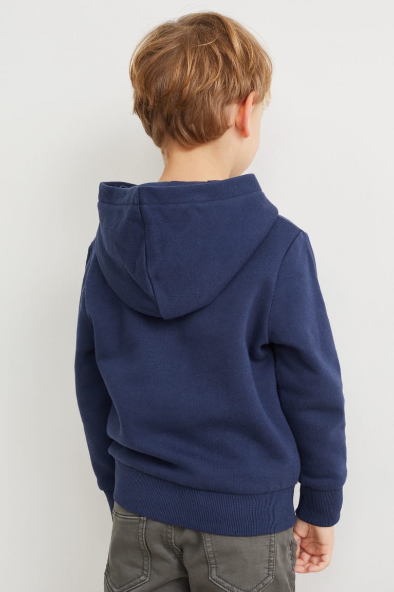 Dark Blue C&A Dinosaur Shiny Girls' Hoodie | OUDIP-8943