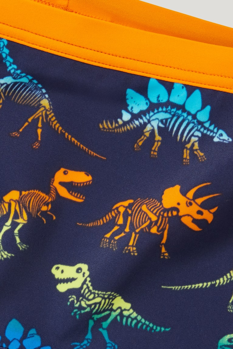 Dark Blue C&A Dinosaur Swim Lycra® Xtra Life™ Boys' Swimwear | SFLHJ-8542