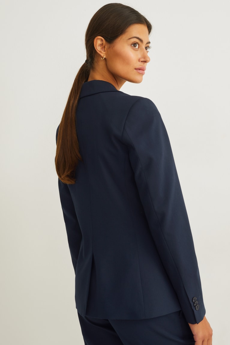 Dark Blue C&A Fitted Recycled Women's Blazers | TXZGK-9412