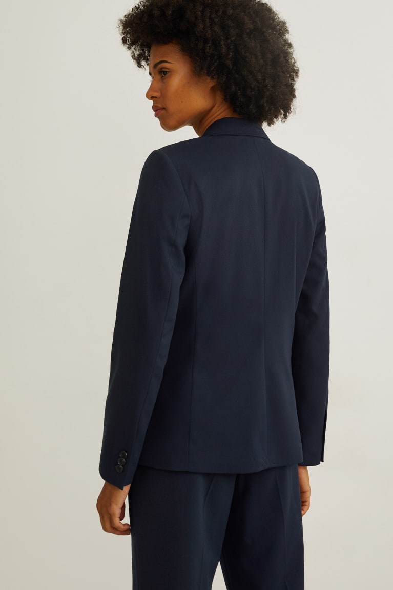 Dark Blue C&A Fitted Recycled Women's Jackets | UQAIM-1748