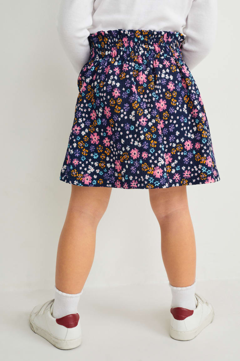 Dark Blue C&A Floral Girls' Skirts | EXKDL-6950