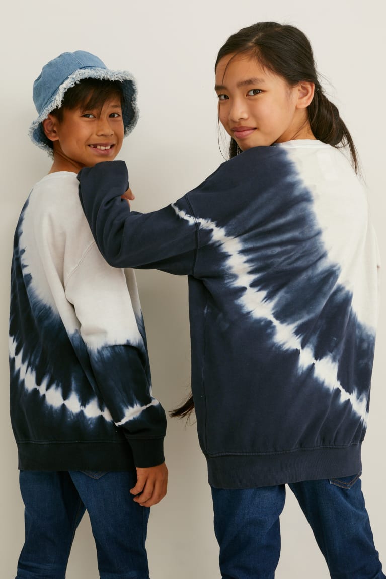 Dark Blue C&A Girls' Sweatshirts | KOQZV-5647