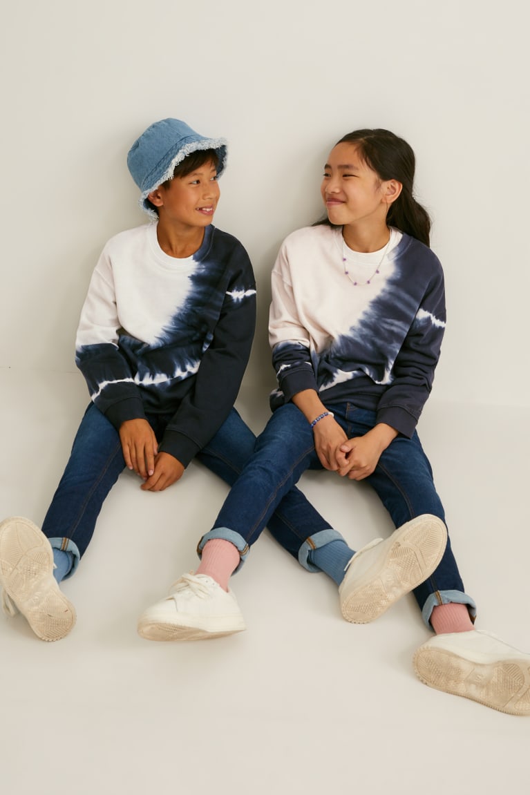 Dark Blue C&A Girls' Sweatshirts | KOQZV-5647