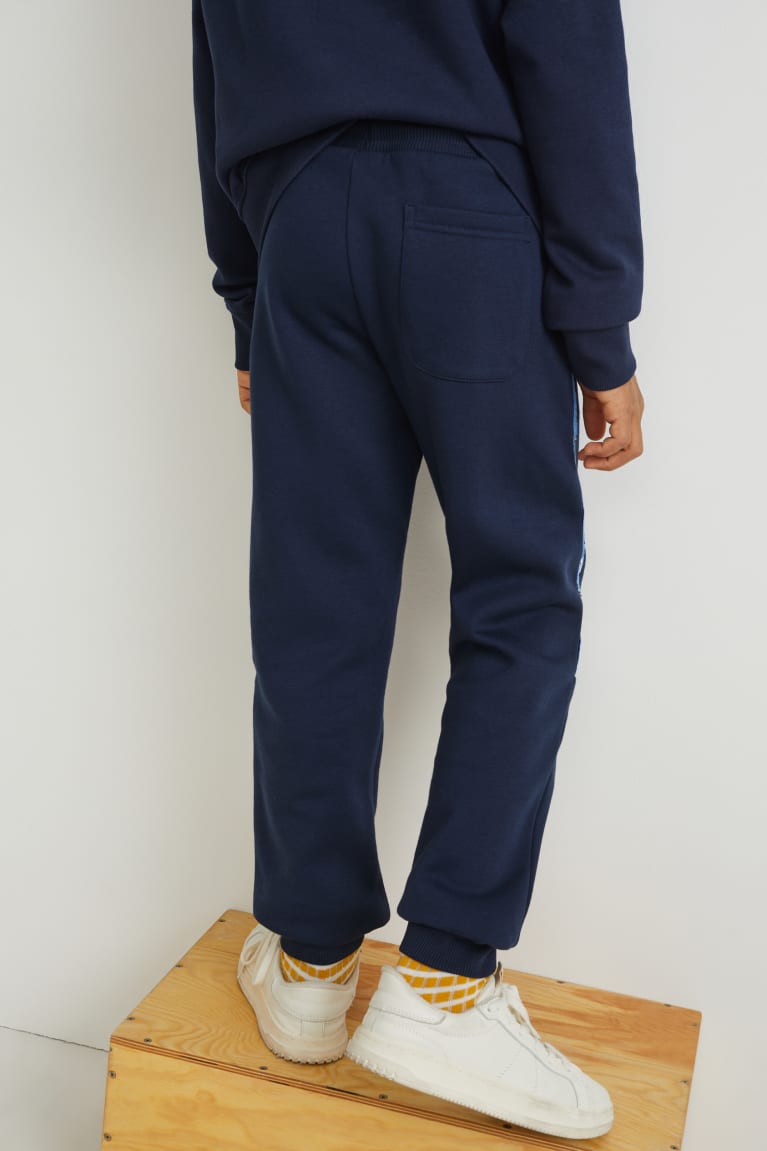 Dark Blue C&A Joggers Boys' Trousers | BKFNQ-2491