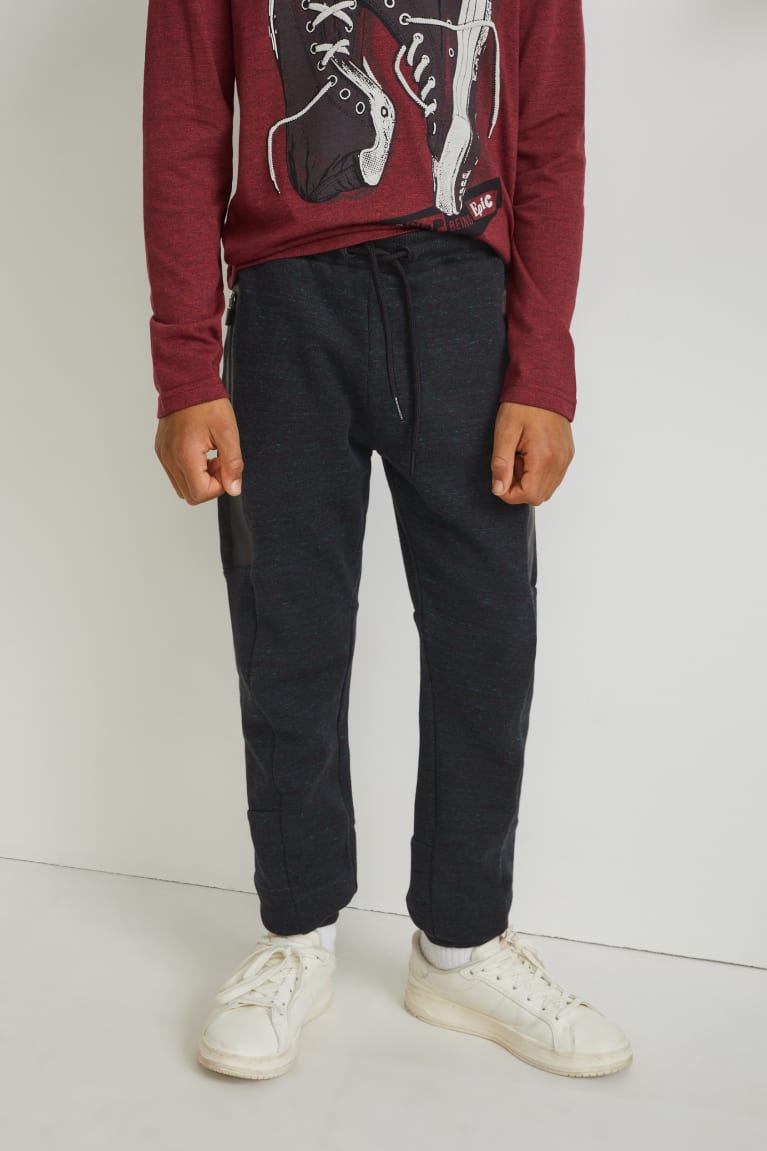 Dark Blue C&A Joggers Boys' Trousers | ODRHJ-8042