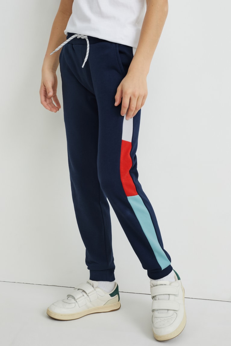 Dark Blue C&A Joggers Boys' Trousers | PGCZH-6804