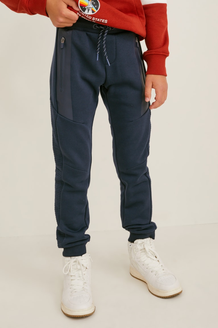 Dark Blue C&A Joggers Boys' Trousers | QFELJ-6089