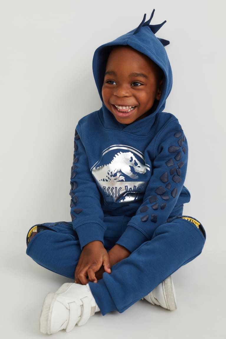 Dark Blue C&A Jurassic World Girls' Hoodie | PXFIB-8419