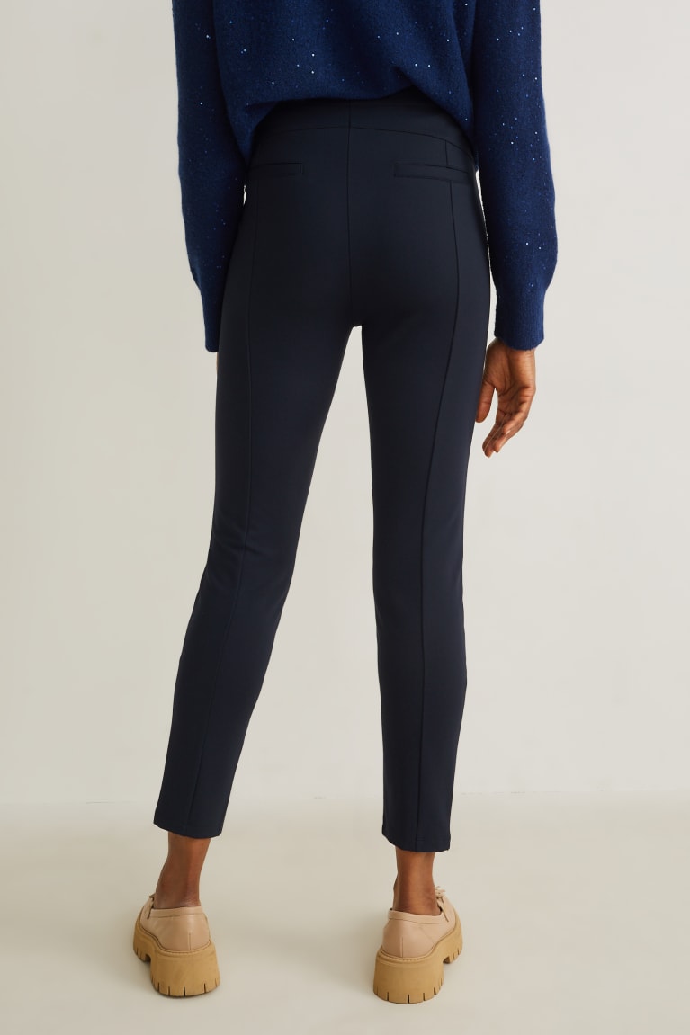 Dark Blue C&A Leggings Lenzing™ Ecovero™ Women's Trousers | ELQOX-9417