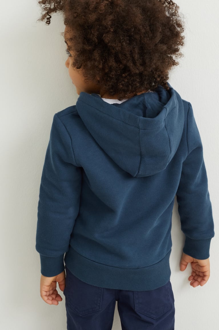 Dark Blue C&A Lego Ninjago Set Zip-through, Long Sleeve And Sleeve Girls' Hoodie | JBYQP-8527