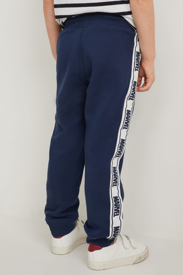 Dark Blue C&A Marvel Joggers Boys' Trousers | QHOXW-6710