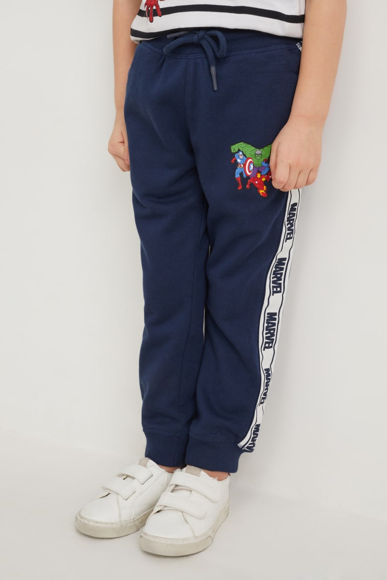 Dark Blue C&A Marvel Joggers Boys' Trousers | QHOXW-6710