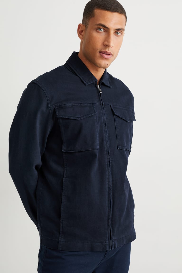 Dark Blue C&A Men\'s Jackets | BLQZF-1624