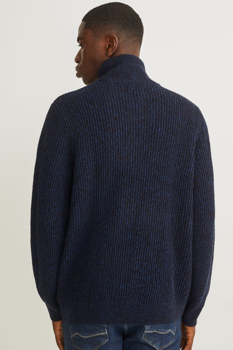 Dark Blue C&A Men's Jumper | NUCKW-2178