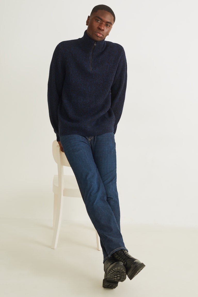 Dark Blue C&A Men's Jumper | NUCKW-2178