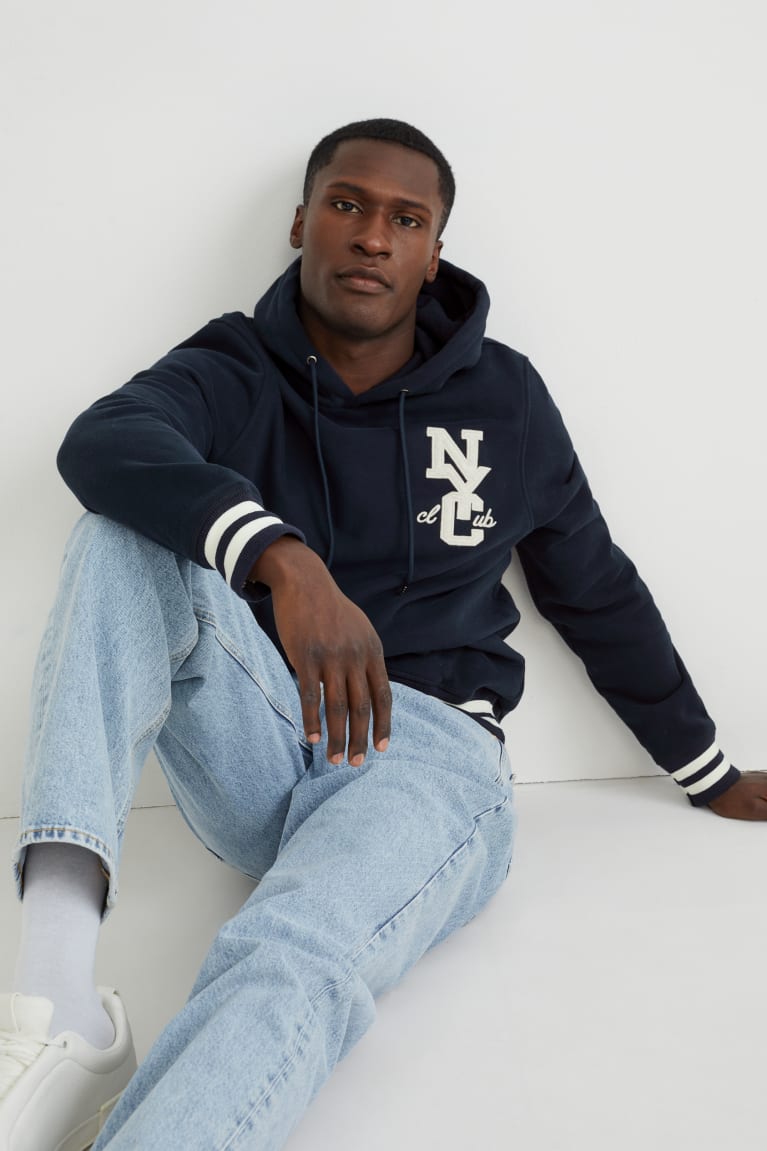 Dark Blue C&A Men's Sweatshirts | SGYTC-3678