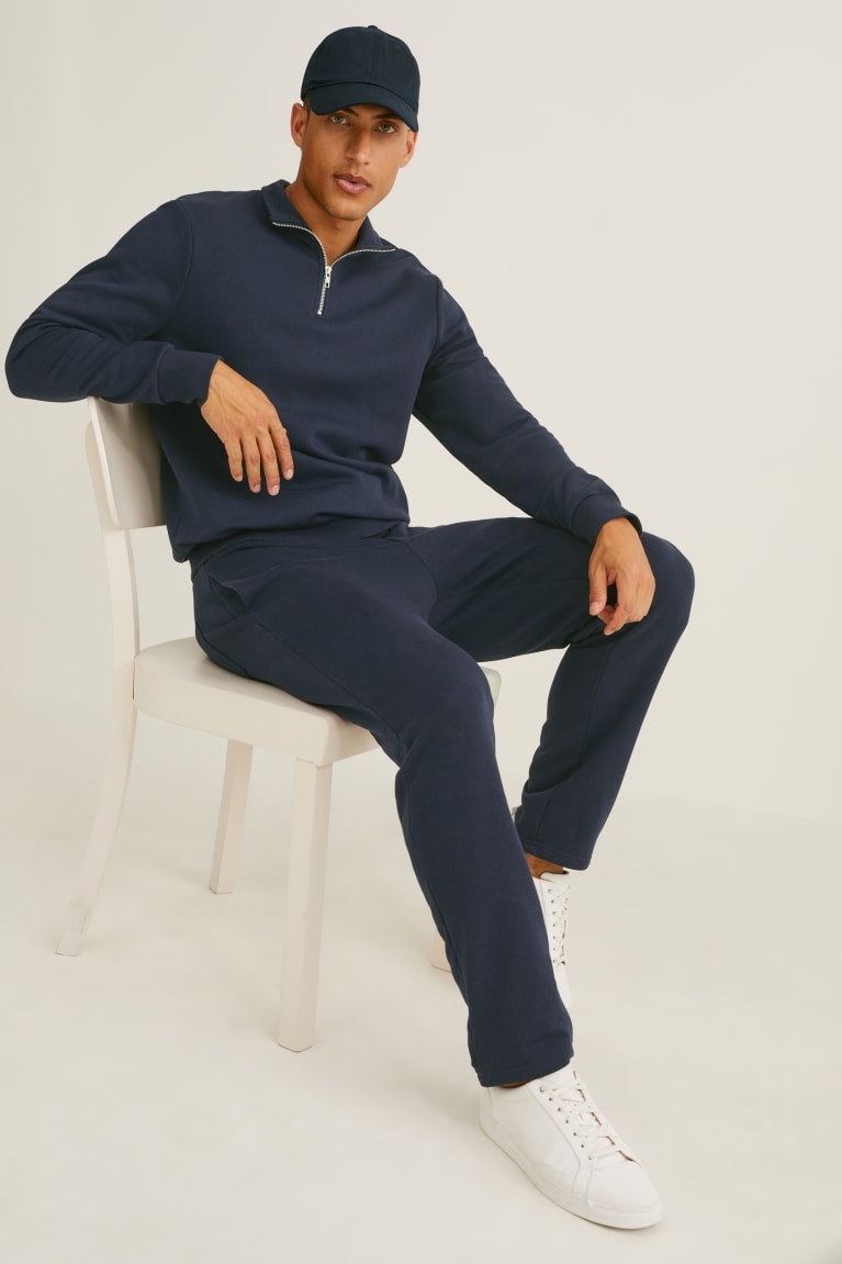 Dark Blue C&A Men's Sweatshirts | VIBWX-3048