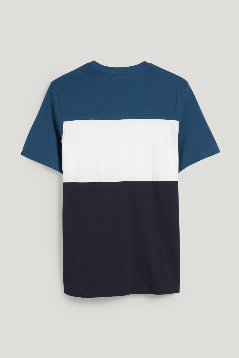 Dark Blue C&A Men's T-shirts | YSLVQ-3028