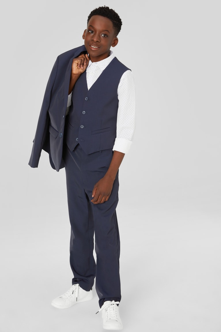 Dark Blue C&A Mix-and-match Suit Boys' Trousers | CUOMZ-6031