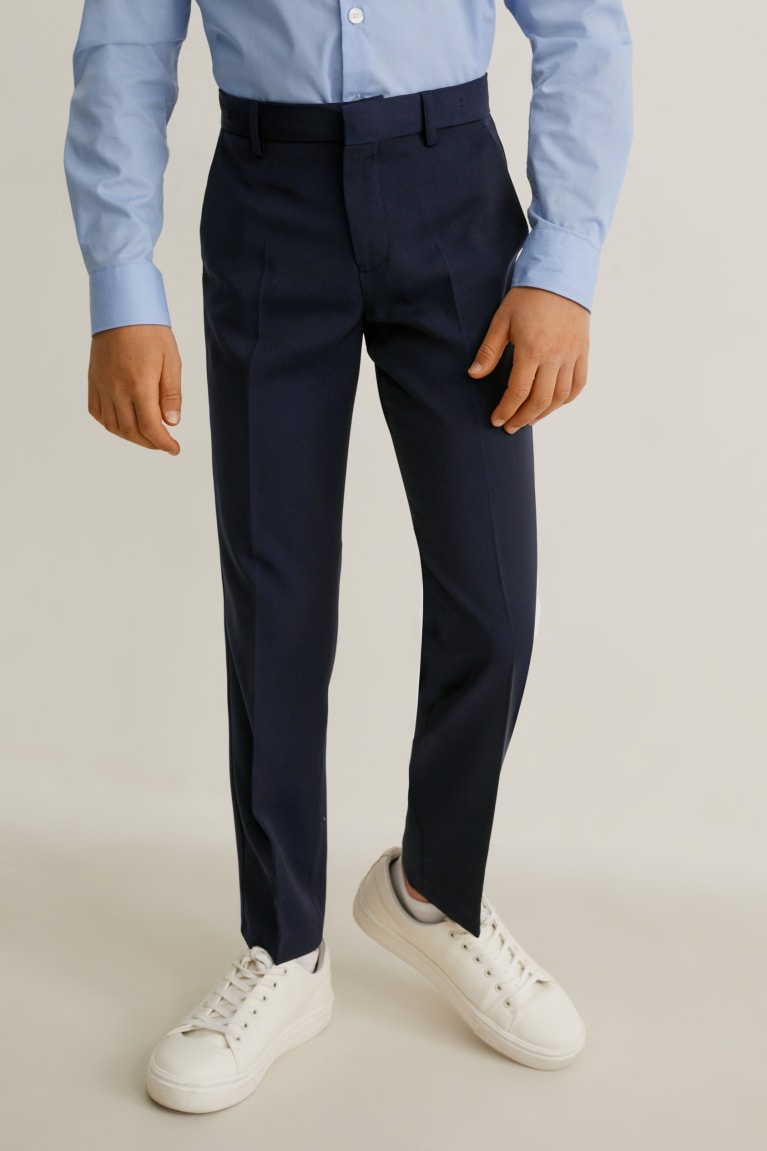 Dark Blue C&A Mix-and-match Suit Boys' Trousers | IWNDS-7324