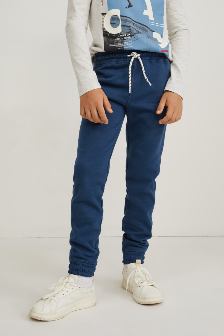 Dark Blue C&A Multipack Of 2 Joggers Boys' Trousers | LPHOQ-9854