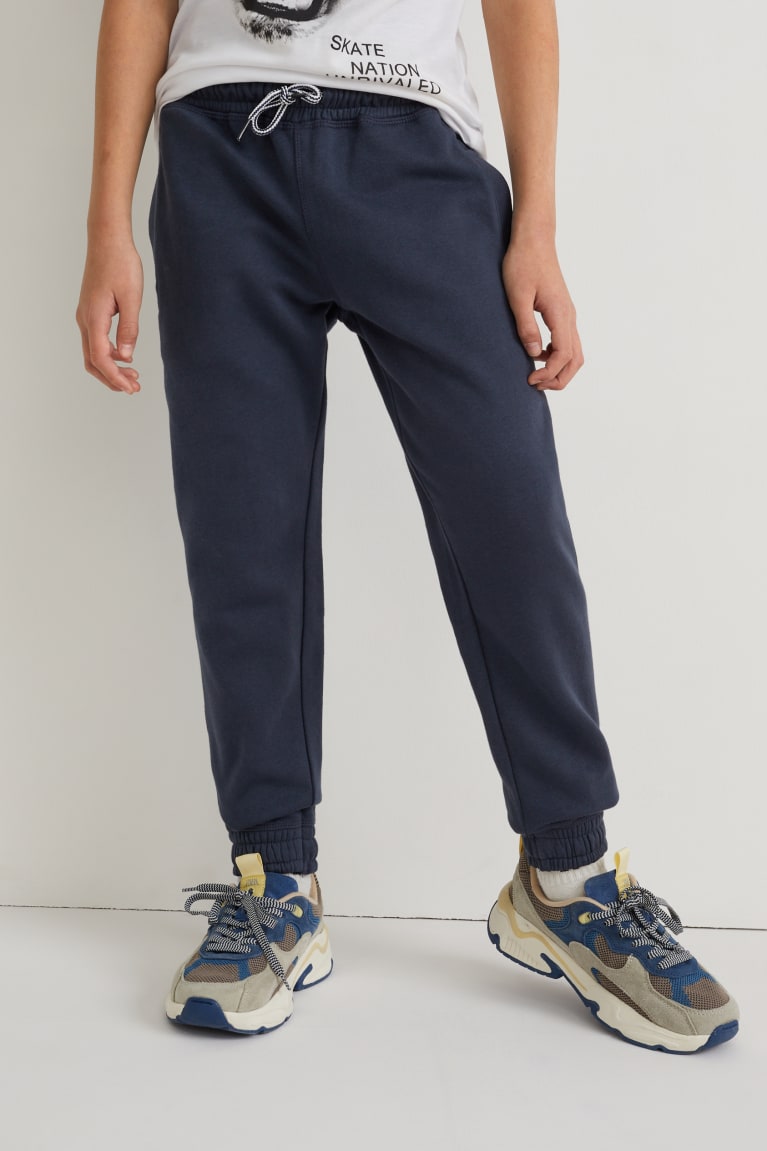 Dark Blue C&A Multipack Of 2 Joggers Boys' Trousers | QWYHL-4296