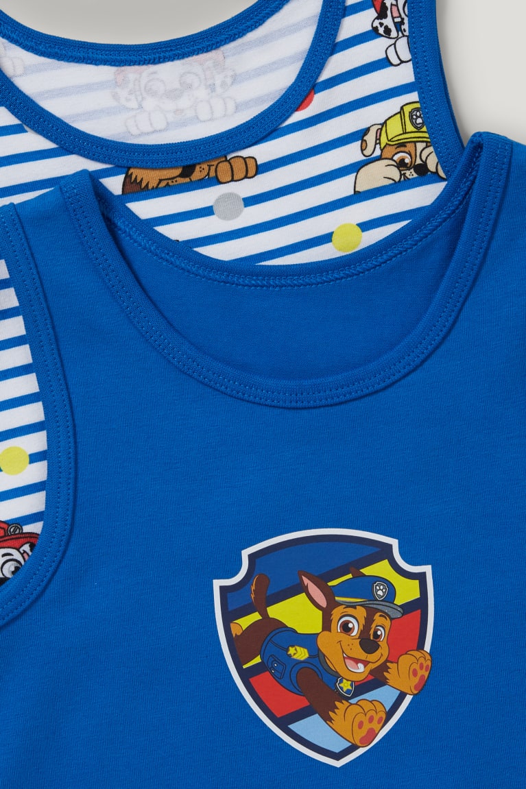 Dark Blue C&A Multipack Of 2 Paw Patrol Vest Organic Cotton Boys' Underwear | BULHD-3465