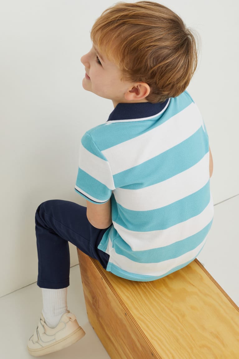 Dark Blue C&A Multipack Of 2 Polo Boys' Shirts | PZTXG-7486