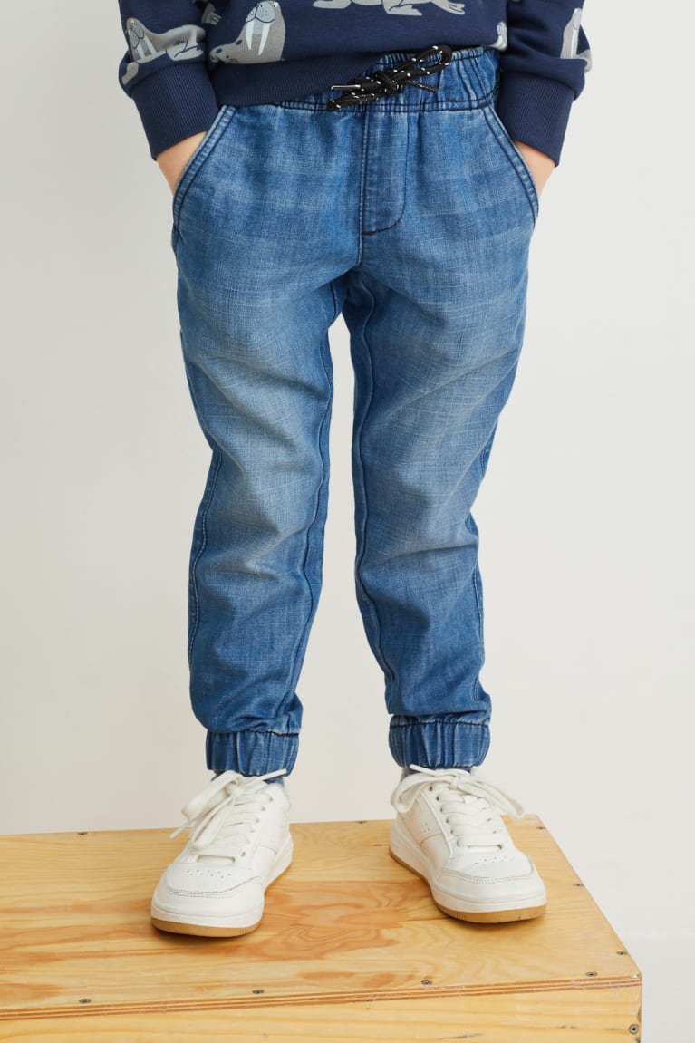 Dark Blue C&A Multipack Of 3, Cargo And Joggers Boys' Trousers | WTMZL-2084