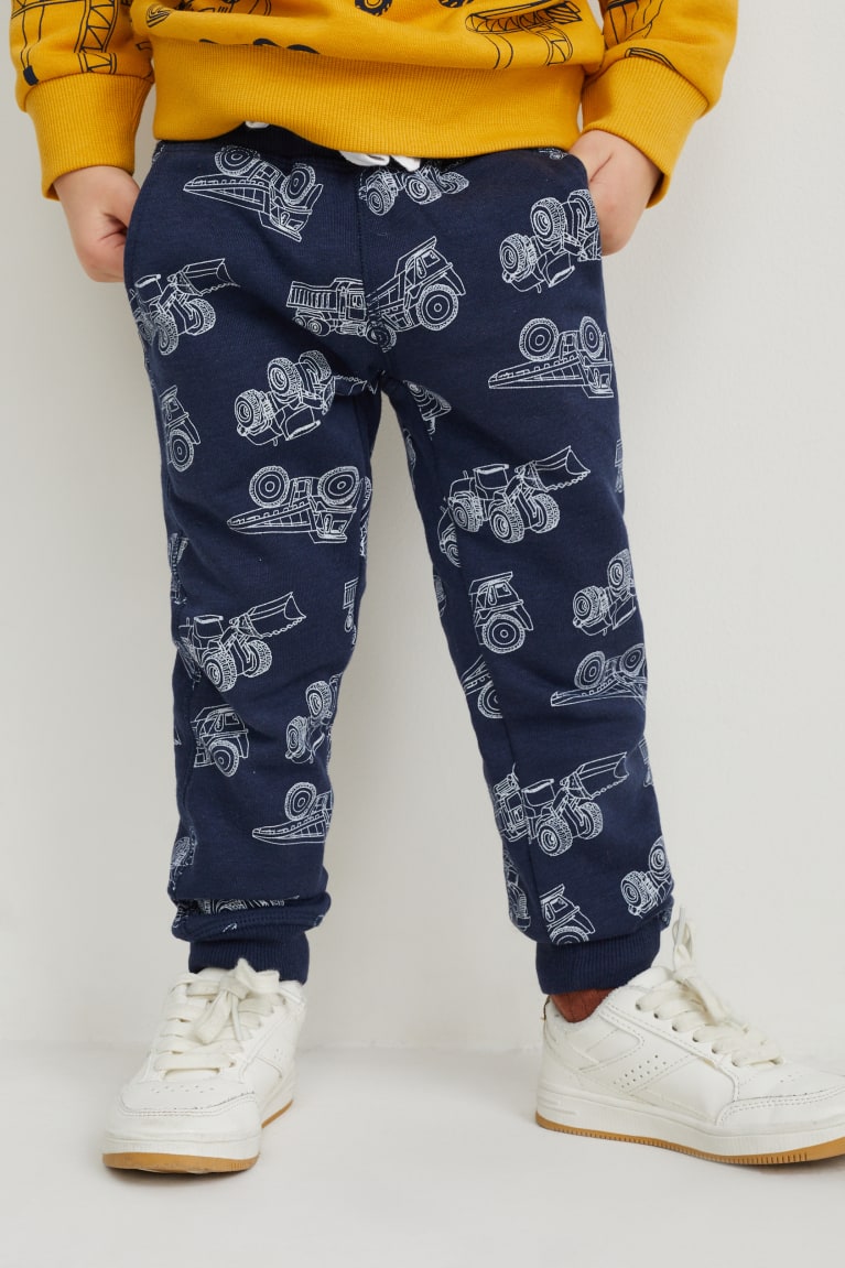 Dark Blue C&A Multipack Of 3 Joggers Boys' Trousers | RJYQO-2803