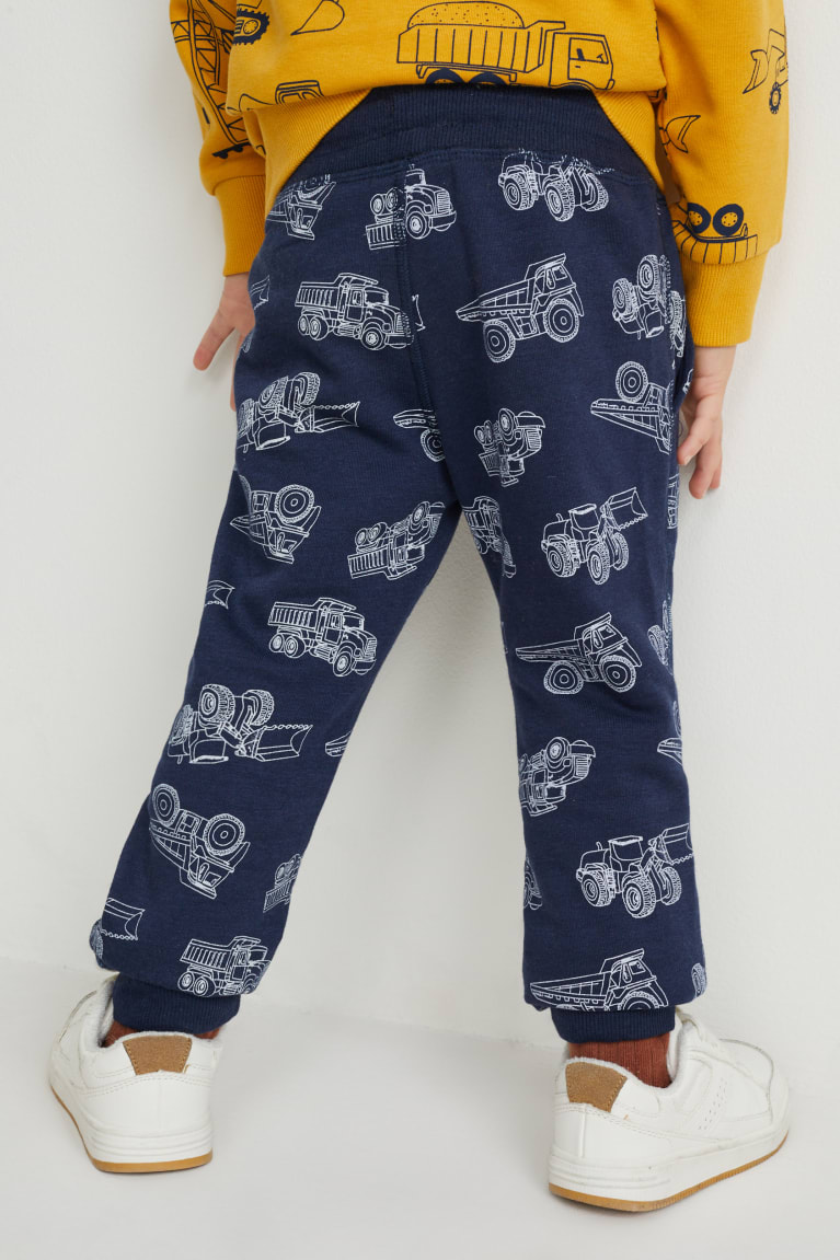 Dark Blue C&A Multipack Of 3 Joggers Boys' Trousers | RJYQO-2803