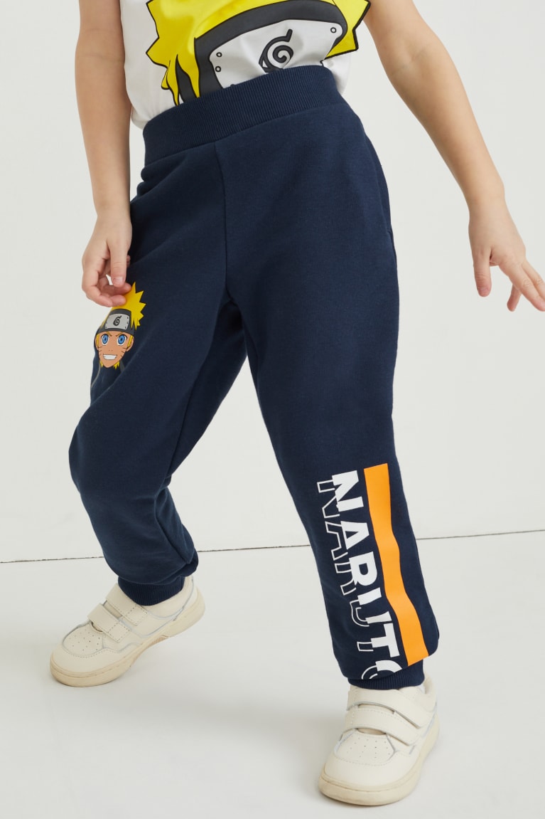 Dark Blue C&A Naruto Joggers Boys' Trousers | QNCST-0417