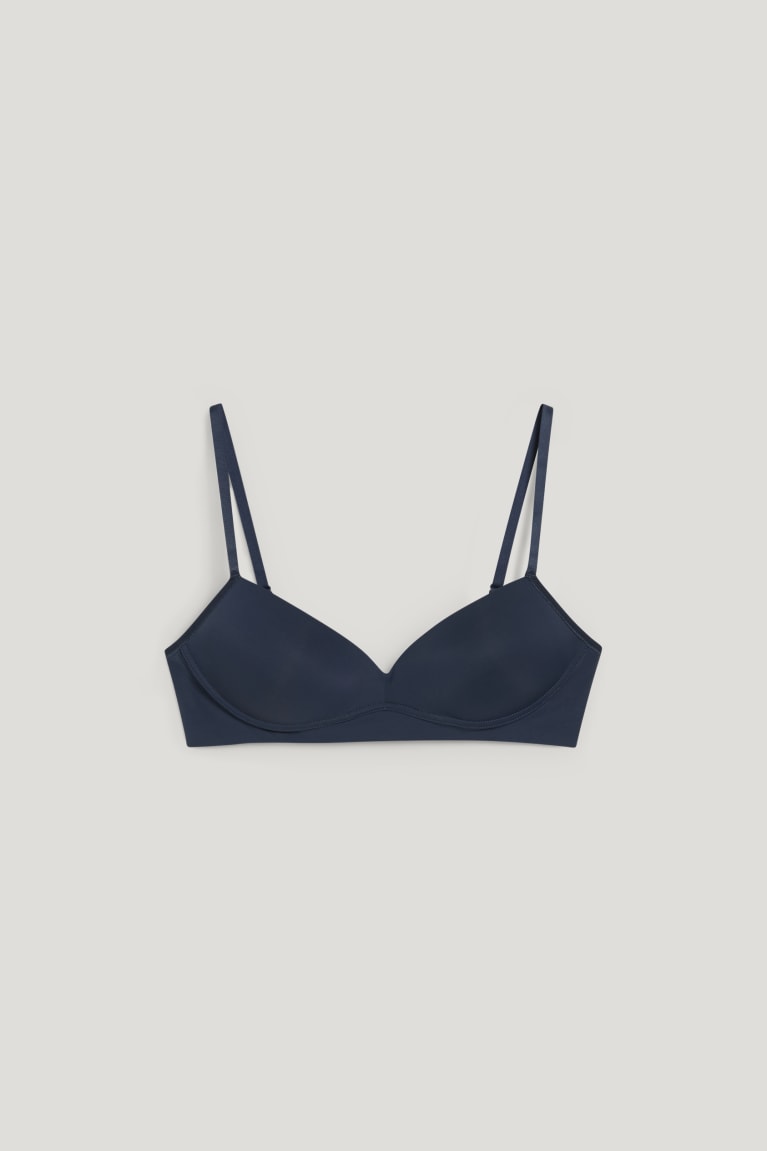 Dark Blue C&A Non-wired Bra Padded Women's Underwear | VNGTQ-9736