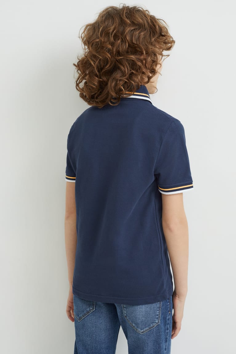 Dark Blue C&A Polo Boys' Shirts | QBTJN-9417