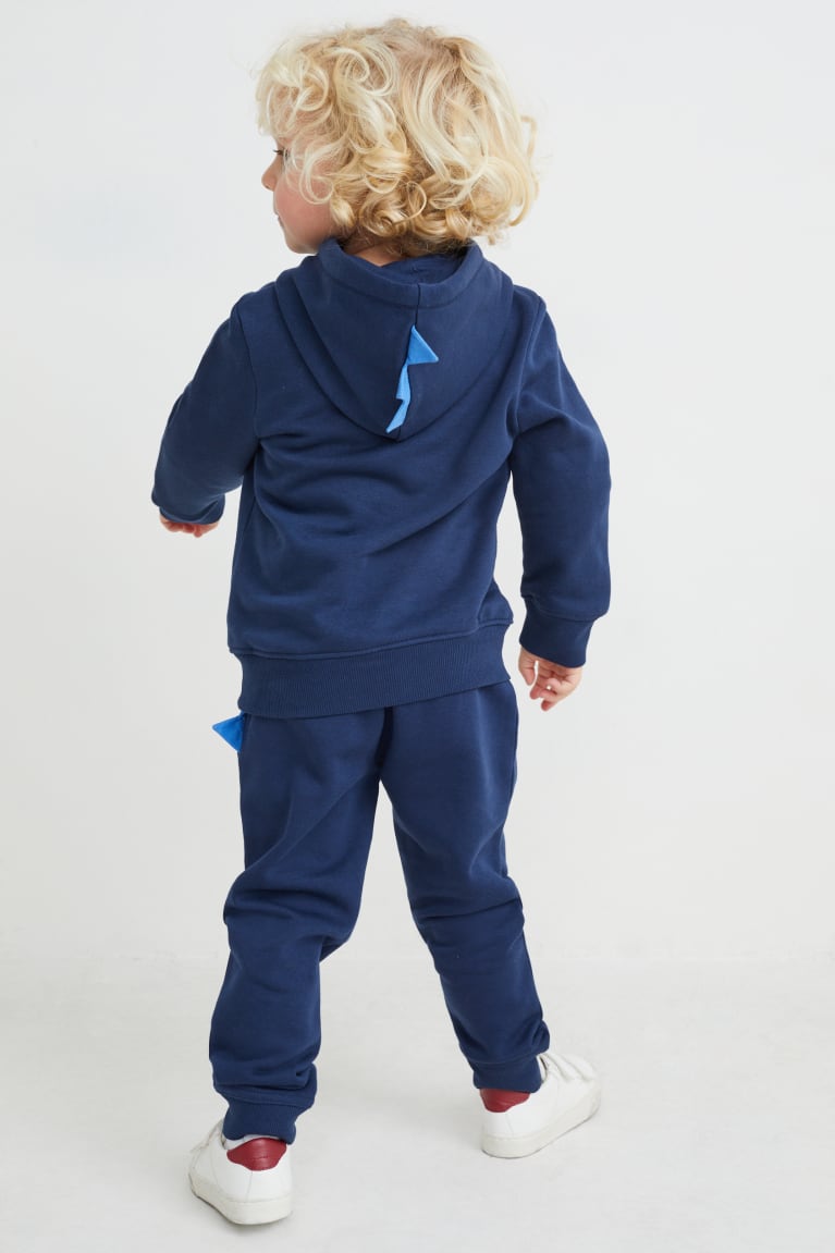 Dark Blue C&A Set And Joggers 2 Piece Boys' Trousers | QXURG-9436