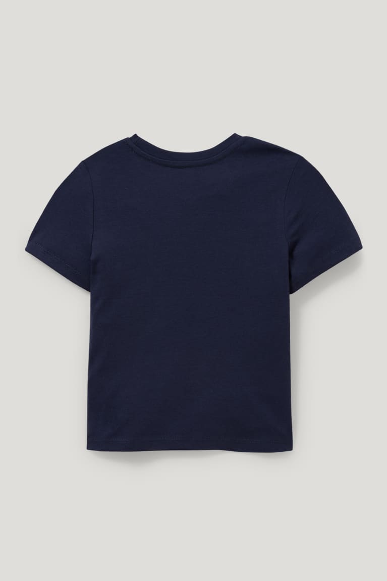 Dark Blue C&A Sleeve Shiny Boys' T-shirts | DXRNI-7506