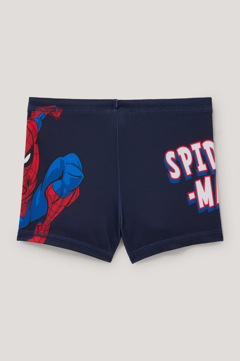 Dark Blue C&A Spider-man Swim Lycra® Xtra Life™ Boys' Swimwear | HAEDK-5978