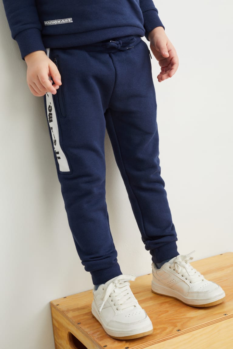 Dark Blue C&A Super Mario Joggers Boys' Trousers | TVFIE-0132