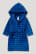 Dark Blue C&A Terry Cloth Bathrobe With Hood Organic Cotton Striped Boys' Swimwear | YAHUS-1047