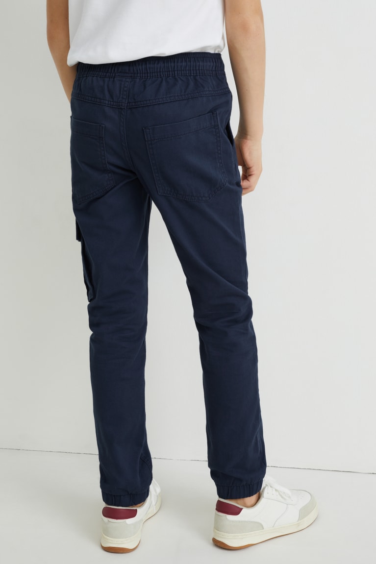 Dark Blue C&A Trousers Boys' Trousers | OQGNV-0329