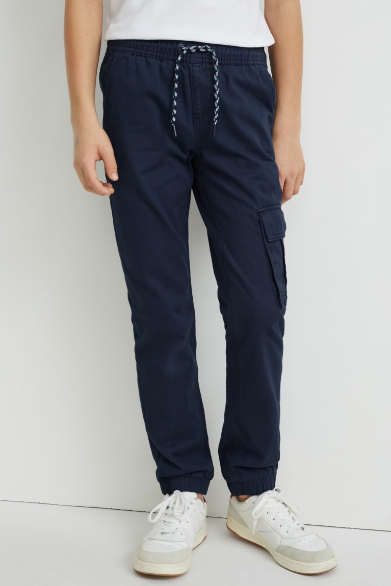 Dark Blue C&A Trousers Boys' Trousers | OQGNV-0329