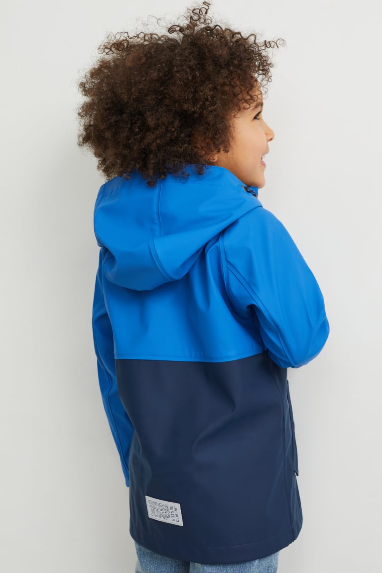 Dark Blue C&A With Hood Girls' Jackets | KQDYJ-8157